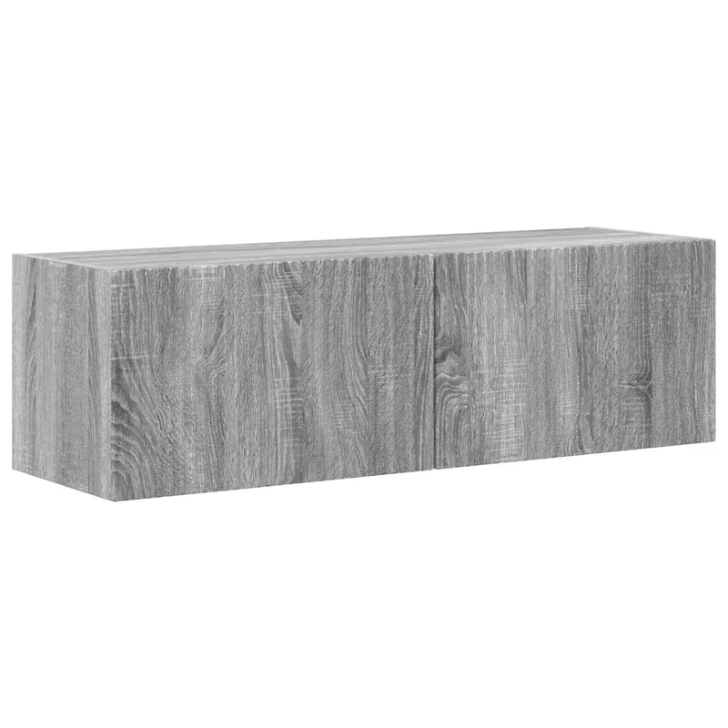TV Cabinet Set 4 pcs Grey Sonoma Engineered Wood