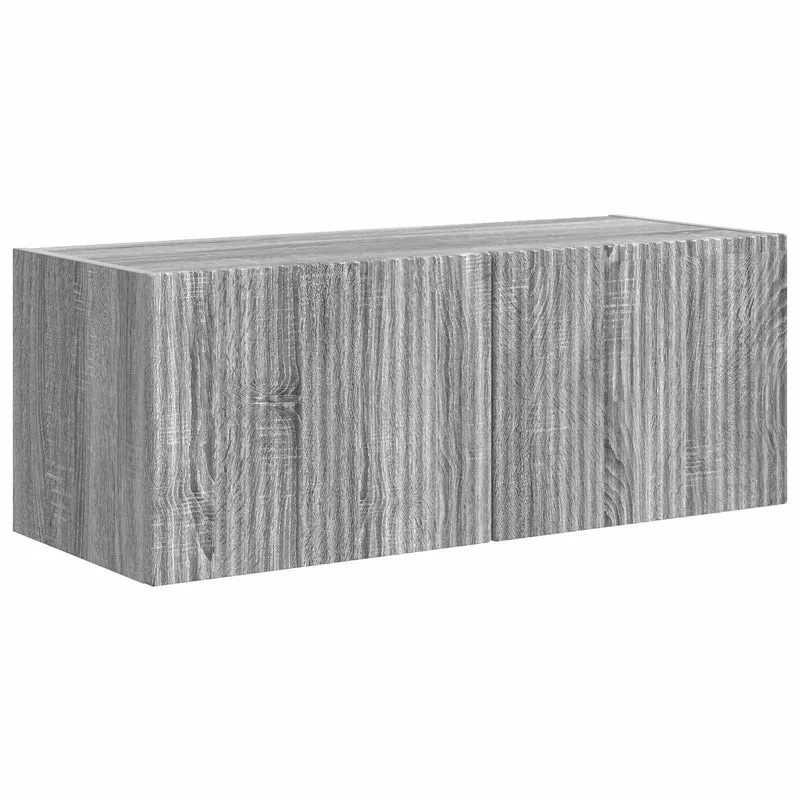 TV Cabinet Set 4 pcs Grey Sonoma Engineered Wood