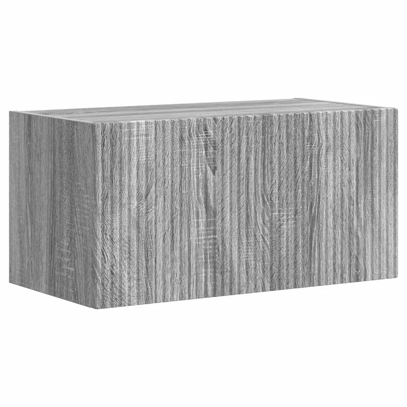TV Cabinet Set 4 pcs Grey Sonoma Engineered Wood