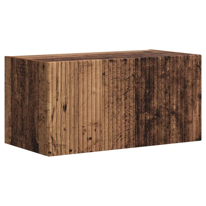TV Cabinet Set 4 pcs Old Wood Engineered Wood