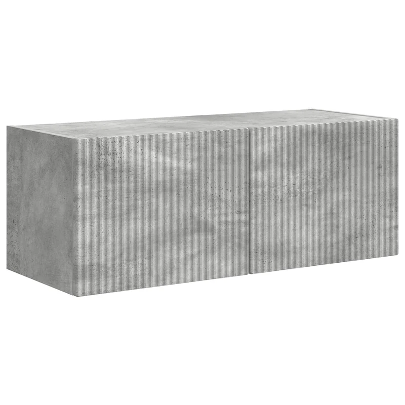 TV Cabinet Set 5 pcs Concrete Grey Engineered Wood