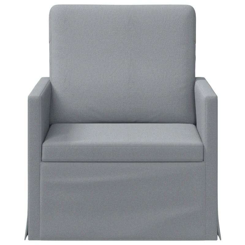 Armchair Light Grey 70 x 81 x 82 cm Fabric
