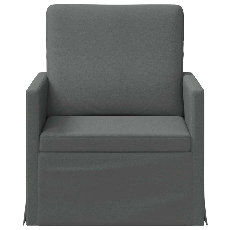 Armchair Dark Grey 70 x 81 x 82 cm Fabric