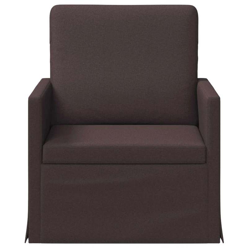 Armchair Dark Brown 70 x 81 x 82 cm Fabric