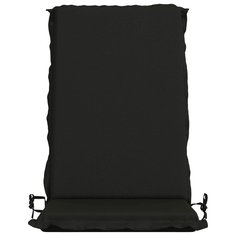 High Back Chair Cushion GEMERT 2 pcs 100% Polyester Black