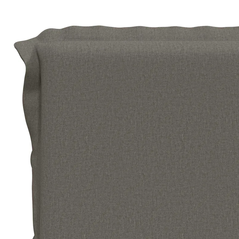 High Back Chair Cushion GEMERT 4 pcs 100% Polyester Grey