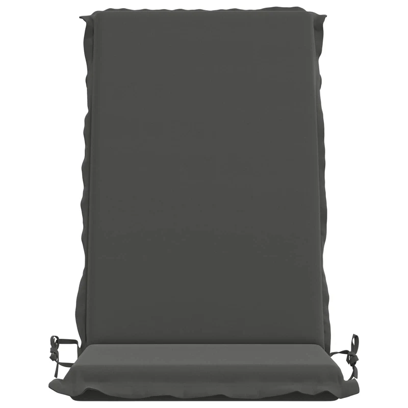 High Back Chair Cushion GEMERT 2 pcs 100% Polyester Anthracite