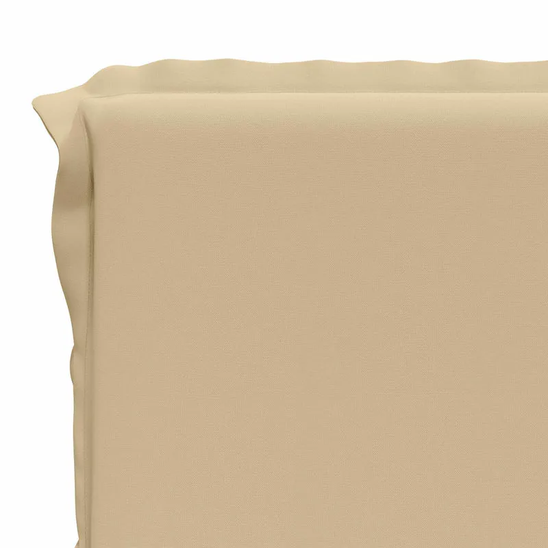 High Back Chair Cushion GEMERT 2 pcs 100% Polyester Beige