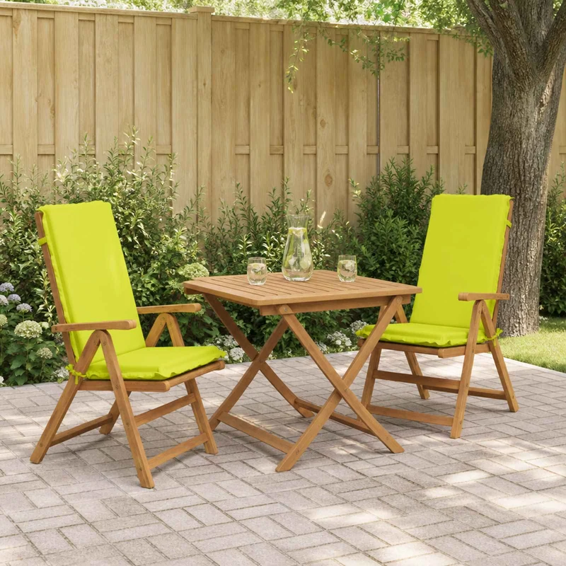 High Back Chair Cushion GEMERT 2 pcs 100% Polyester