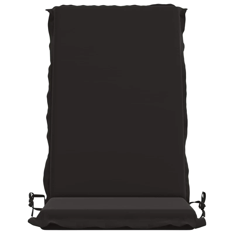 High Back Chair Cushion GEMERT 2 pcs 100% Polyester Black