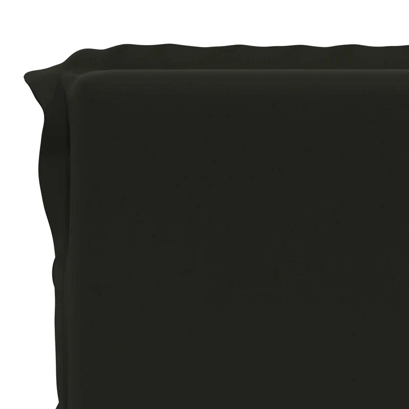 High Back Chair Cushion GEMERT 2 pcs 100% Polyester Black