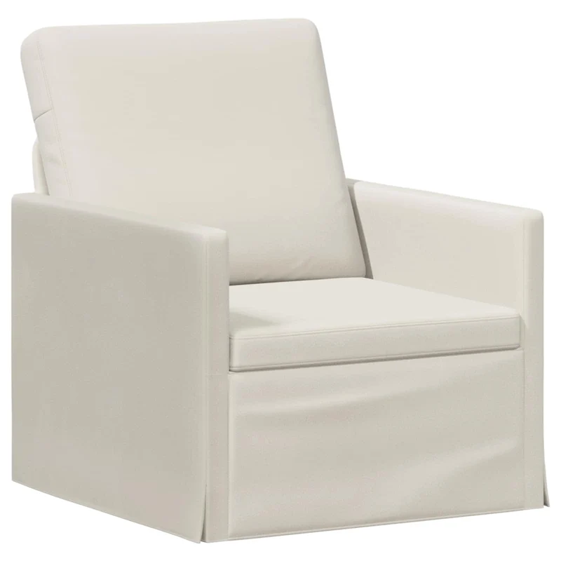 Sofa Set 2 pcs Cream Velvet