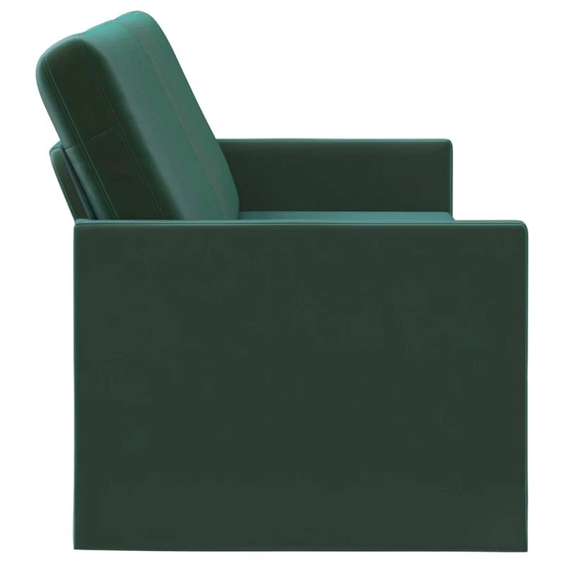 3 Seater Sofa Dark Green 190 x 81 x 82 cm Velvet