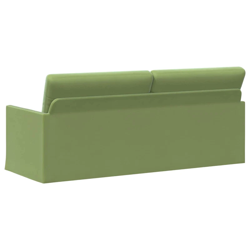 3 Seater Sofa Light Green 190 x 81 x 82 cm Velvet