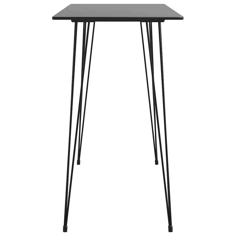 5 Piece Bar Set Black and Grey