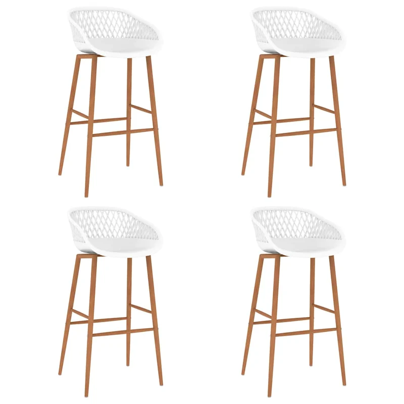 5 Piece Bar Set White