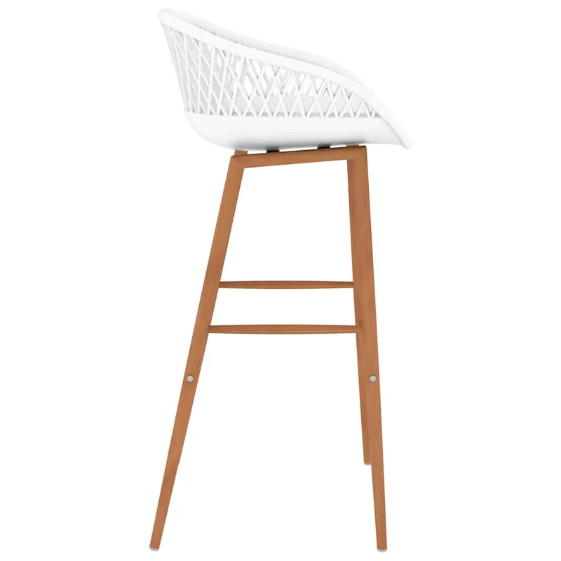 5 Piece Bar Set White