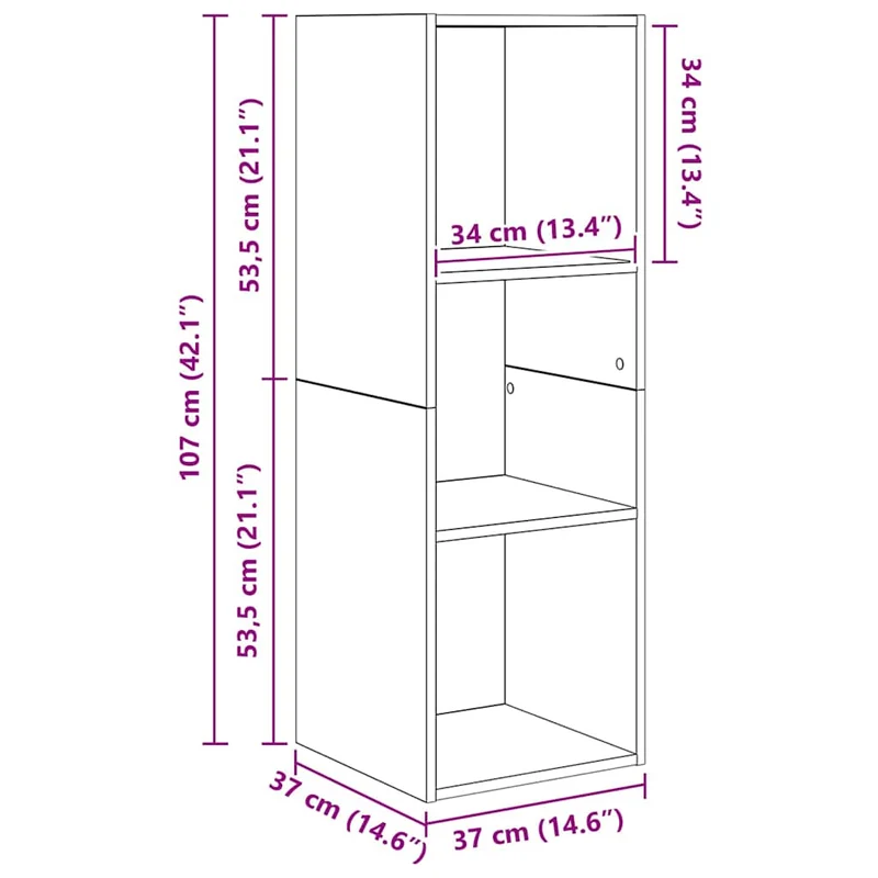 TV Cabinet Set 4 pcs Old Wood Engineered Wood