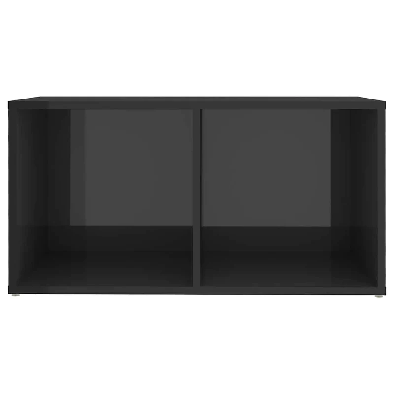 805533 vidaXL TV Cabinet High Gloss Grey 72x35x36,5 cm Engineered Wood