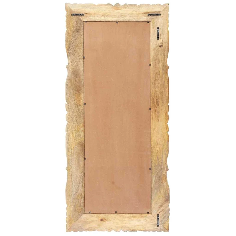 321637 vidaXL Mirror 110x50 cm Solid Mango Wood