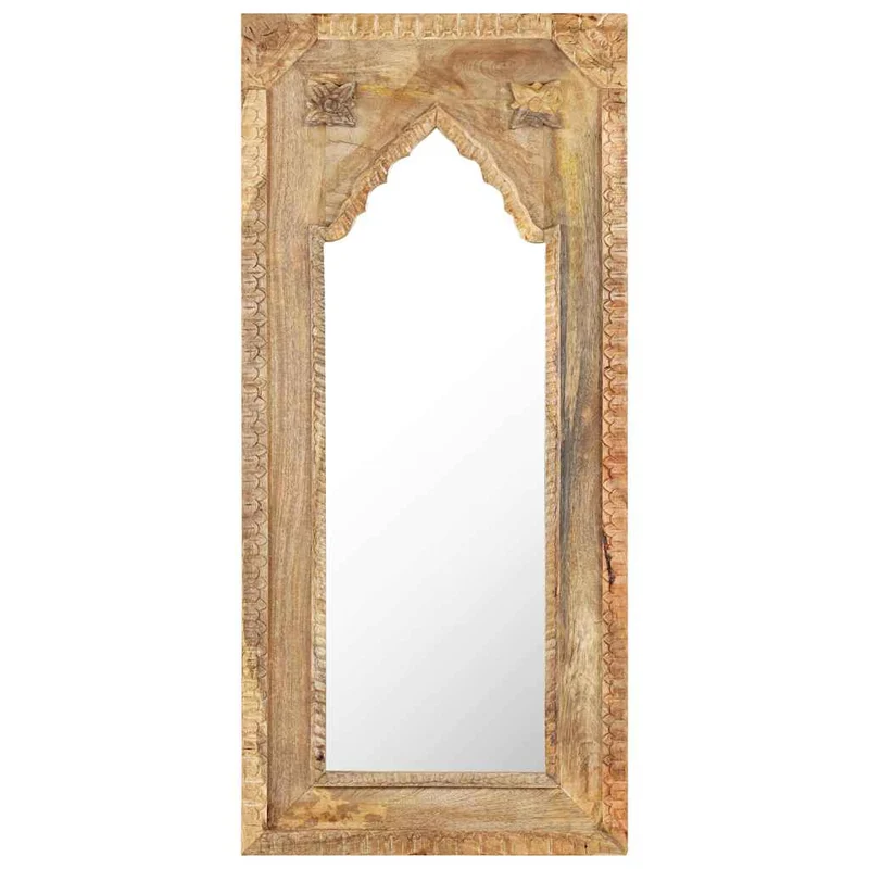 321650 vidaXL Mirror 50x3x110 cm Solid Mango Wood