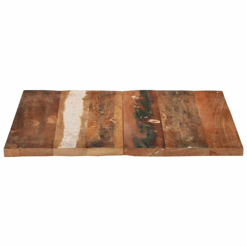 Square Table Top 70x70 cm 25-27 mm Solid Reclaimed Wood
