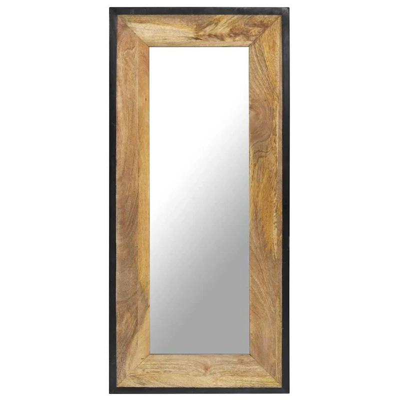 321631 vidaXL Mirror 110x50 cm Solid Mango Wood