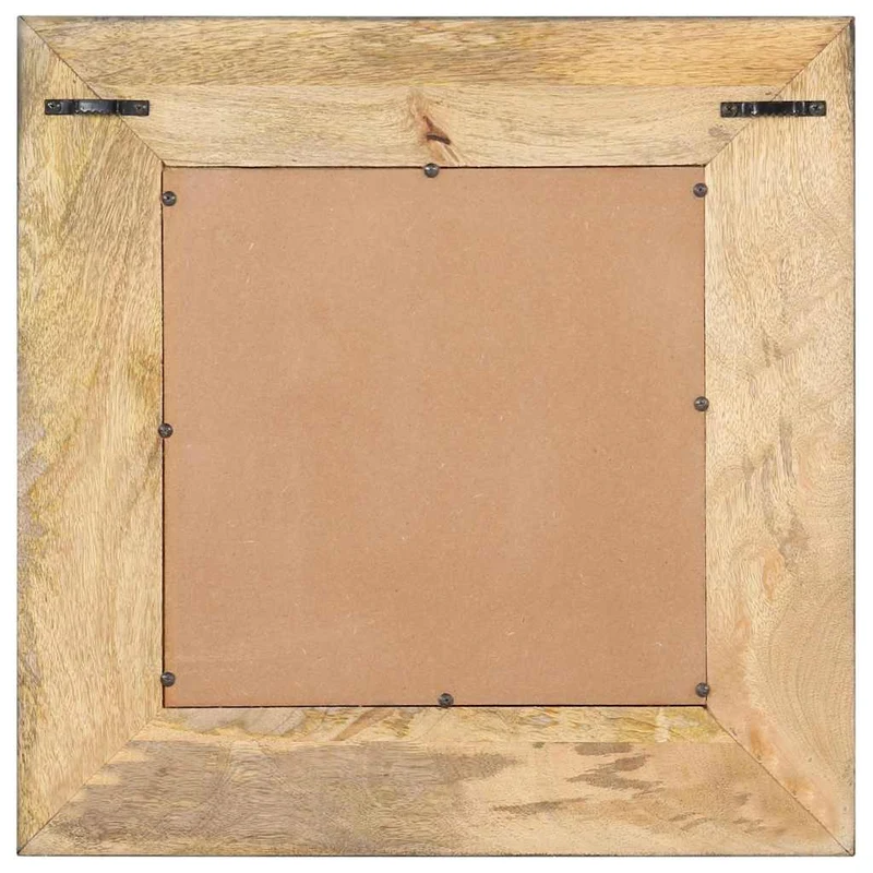 321629 vidaXL Mirror 50x50 cm Solid Mango Wood