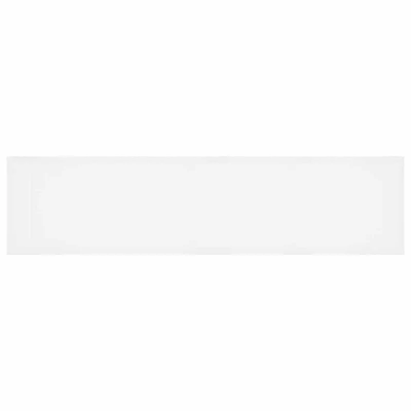 Garden Table White 400 x 100 x 73 cm Poly Rattan