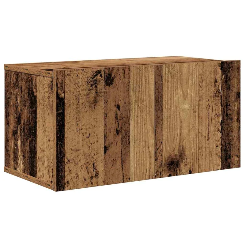 TV Cabinet Set 8 pcs Old Wood Engineered Wood