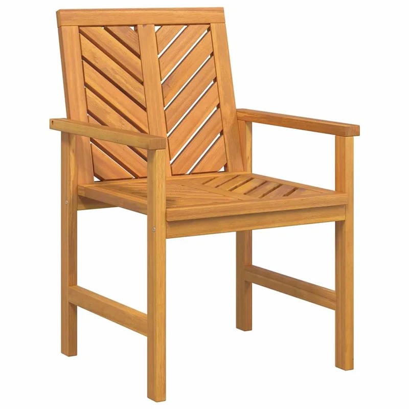 Garden Dining Set 5 pcs Brown 90 x 90 x 74 cm Solid Acacia Wood