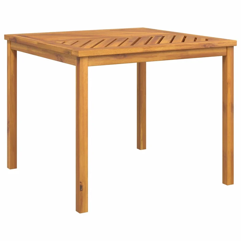 Garden Dining Set 5 pcs Brown 90 x 90 x 74 cm Solid Acacia Wood