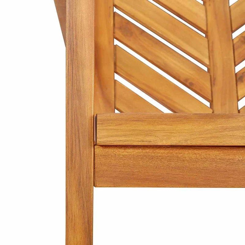 Garden Dining Set 3 pcs Brown 150 x 90 x 74 cm