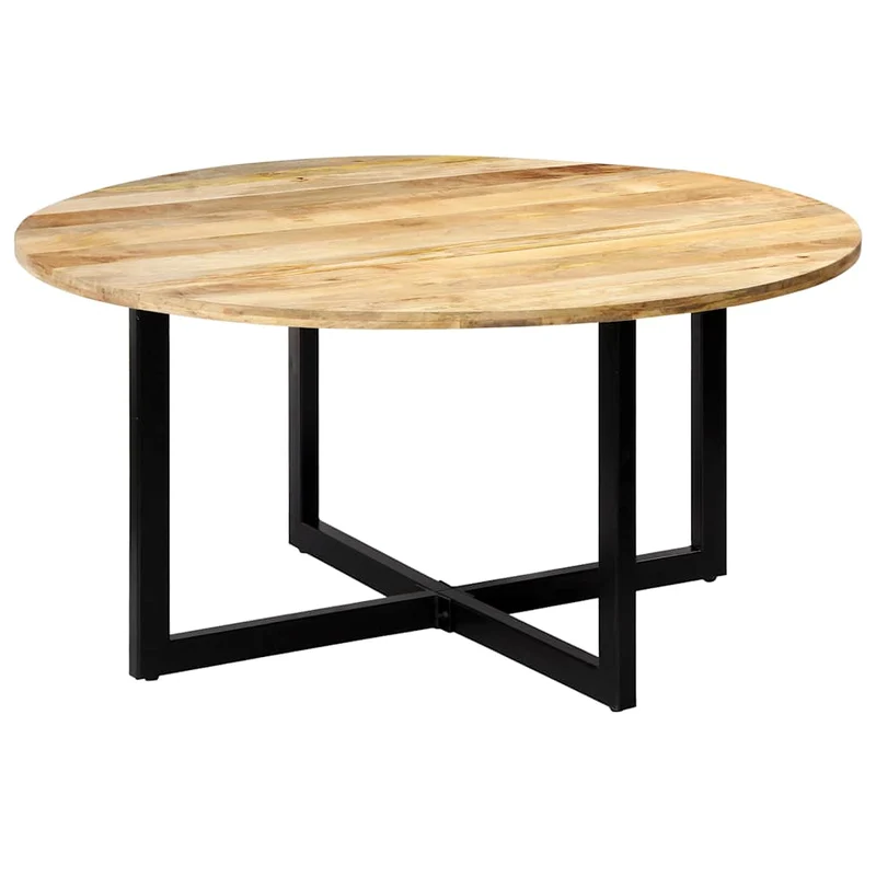 247851 vidaXL Dining Table 150x73 cm Solid Mango Wood