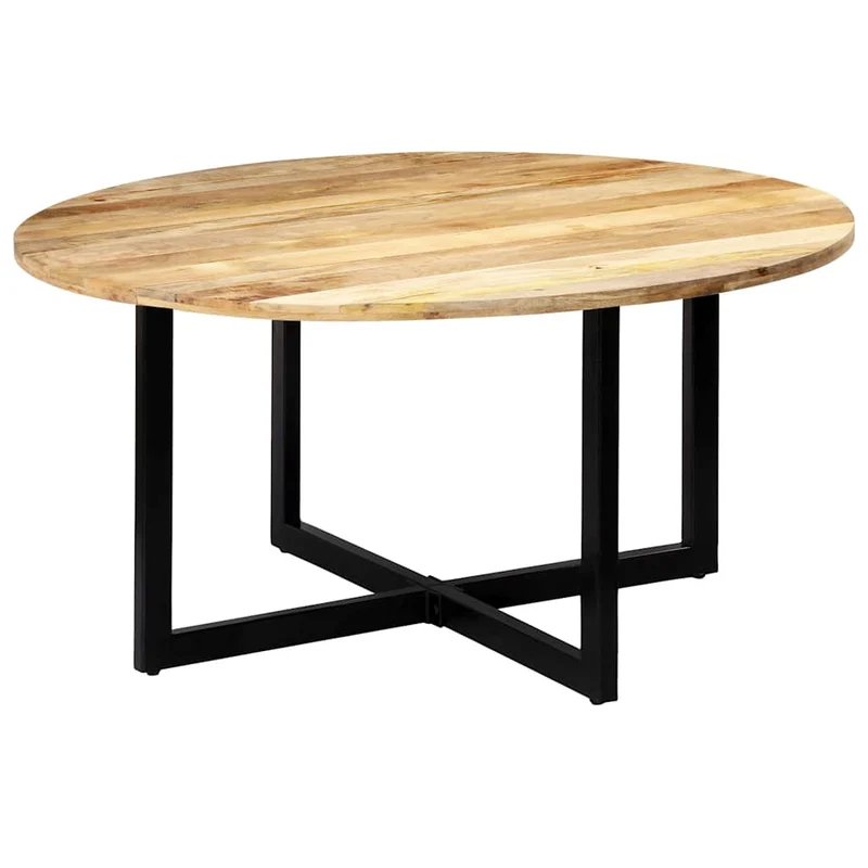247851 vidaXL Dining Table 150x73 cm Solid Mango Wood