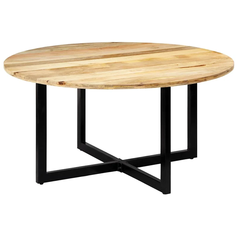 247851 vidaXL Dining Table 150x73 cm Solid Mango Wood