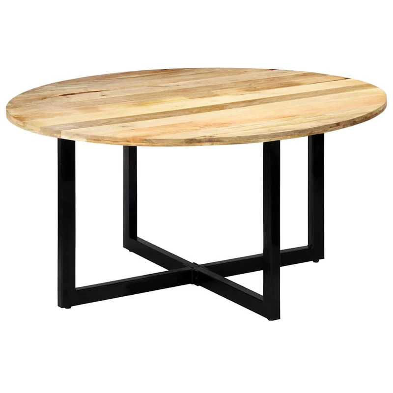 247851 vidaXL Dining Table 150x73 cm Solid Mango Wood