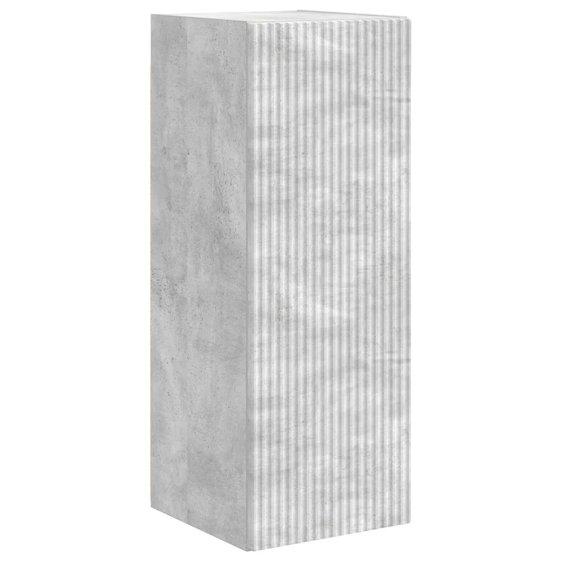 TV Cabinet Set 4 pcs Concrete Grey Engineered Wood