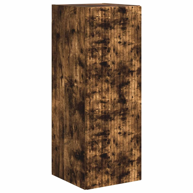 TV Cabinet Set 4 pcs Smoked Oak Engineered Wood