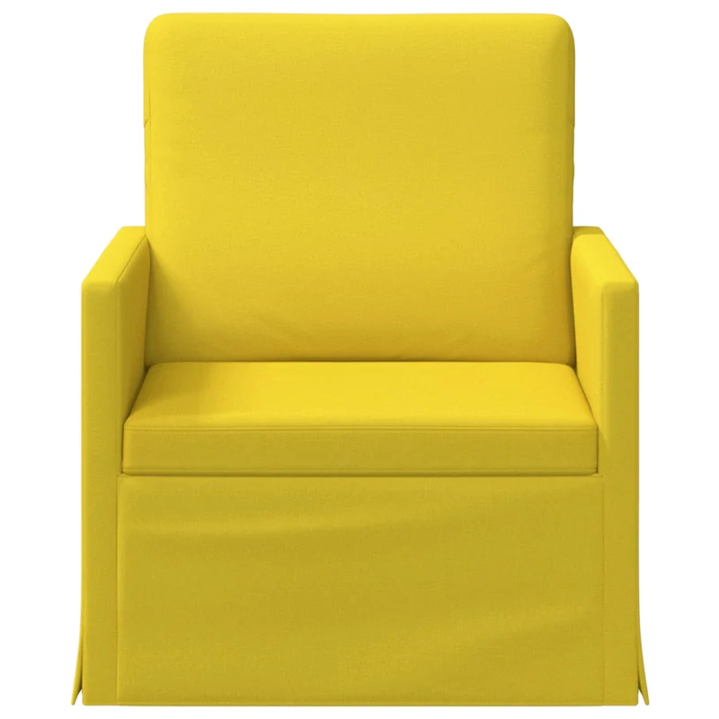 Armchair Light Yellow 70 x 81 x 82 cm Fabric