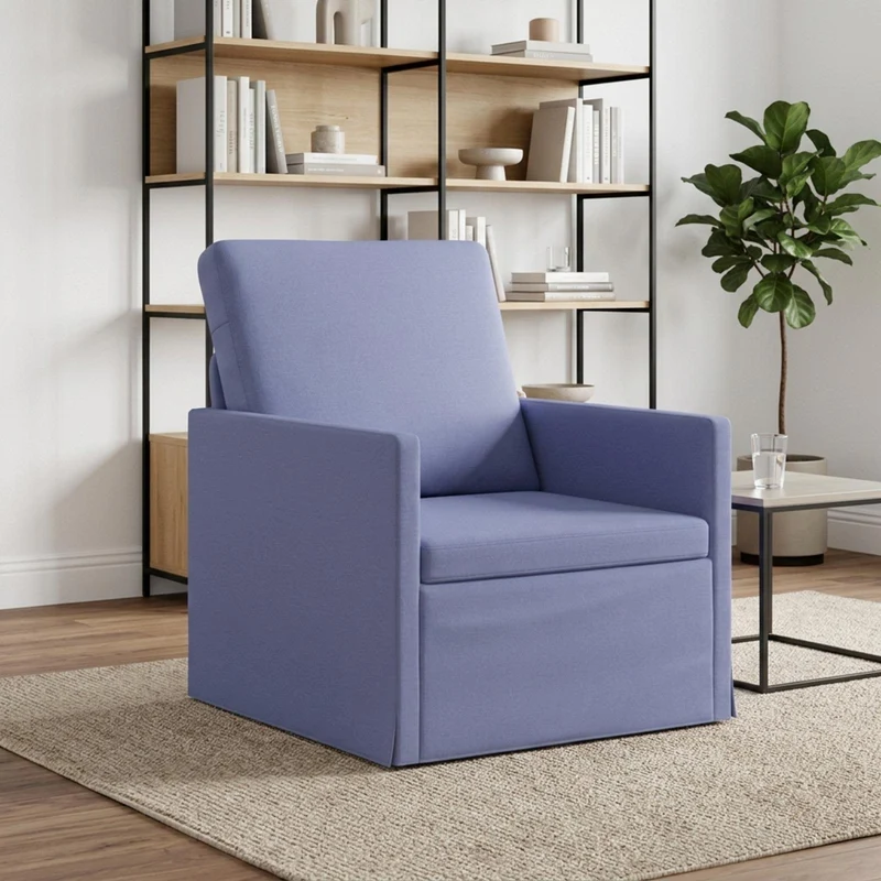 Armchair Jeans Blue 70 x 81 x 82 cm Fabric