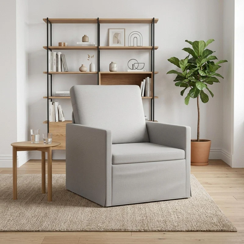 Armchair Cloud Grey 70 x 81 x 82 cm Fabric