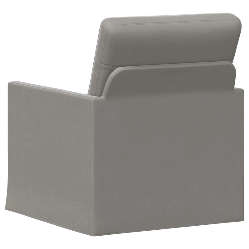 Armchair Light Grey 70 x 81 x 82 cm Velvet