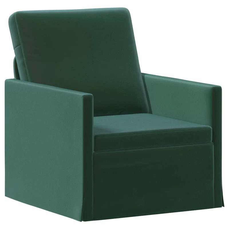 Armchair Dark Green 70 x 81 x 82 cm Velvet
