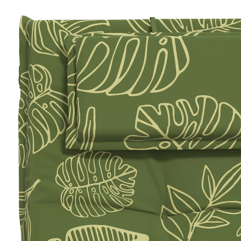 Sunlounger Cushion GEMERT 100% Polyester Leaf Design