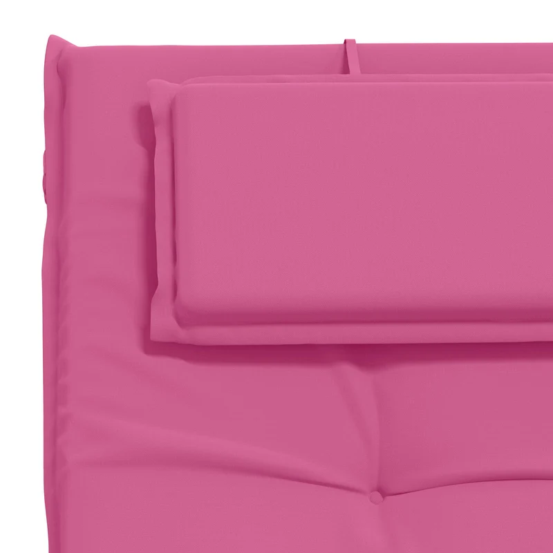 Sunlounger Cushion GEMERT 100% Polyester Pink 190 x 60 x 9 cm