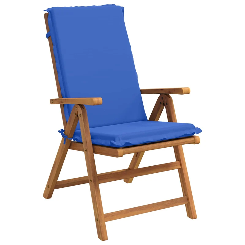 High Back Chair Cushion GEMERT 2 pcs 100% Polyester Royal Blue
