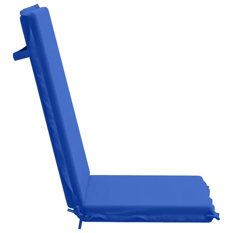 High Back Chair Cushion GEMERT 2 pcs 100% Polyester Royal Blue