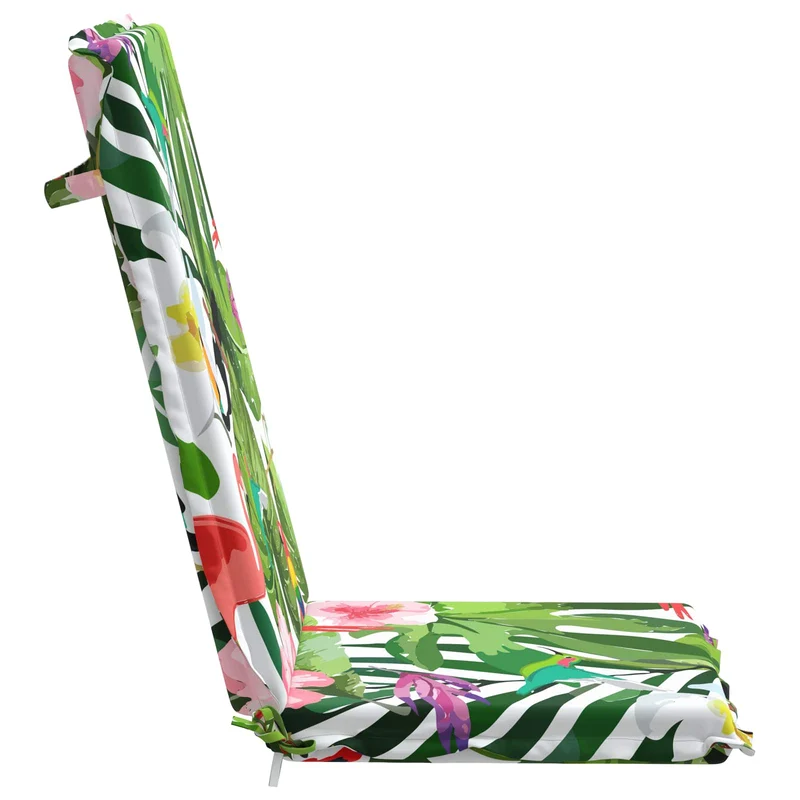 High Back Chair Cushion GEMERT 2 pcs 100% Polyester Multicolour
