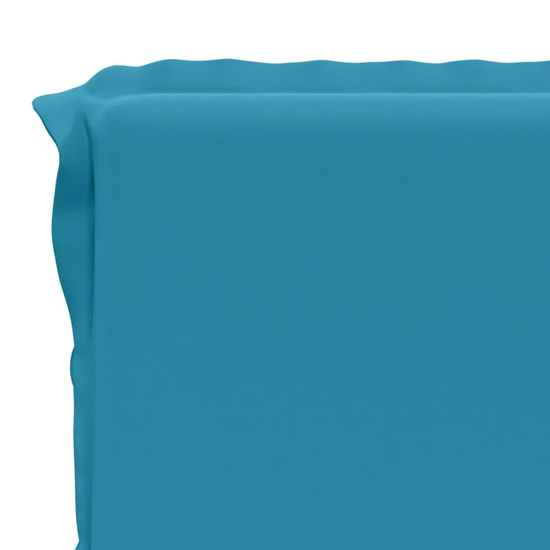 High Back Chair Cushion GEMERT 2 pcs 100% Polyester Light Blue